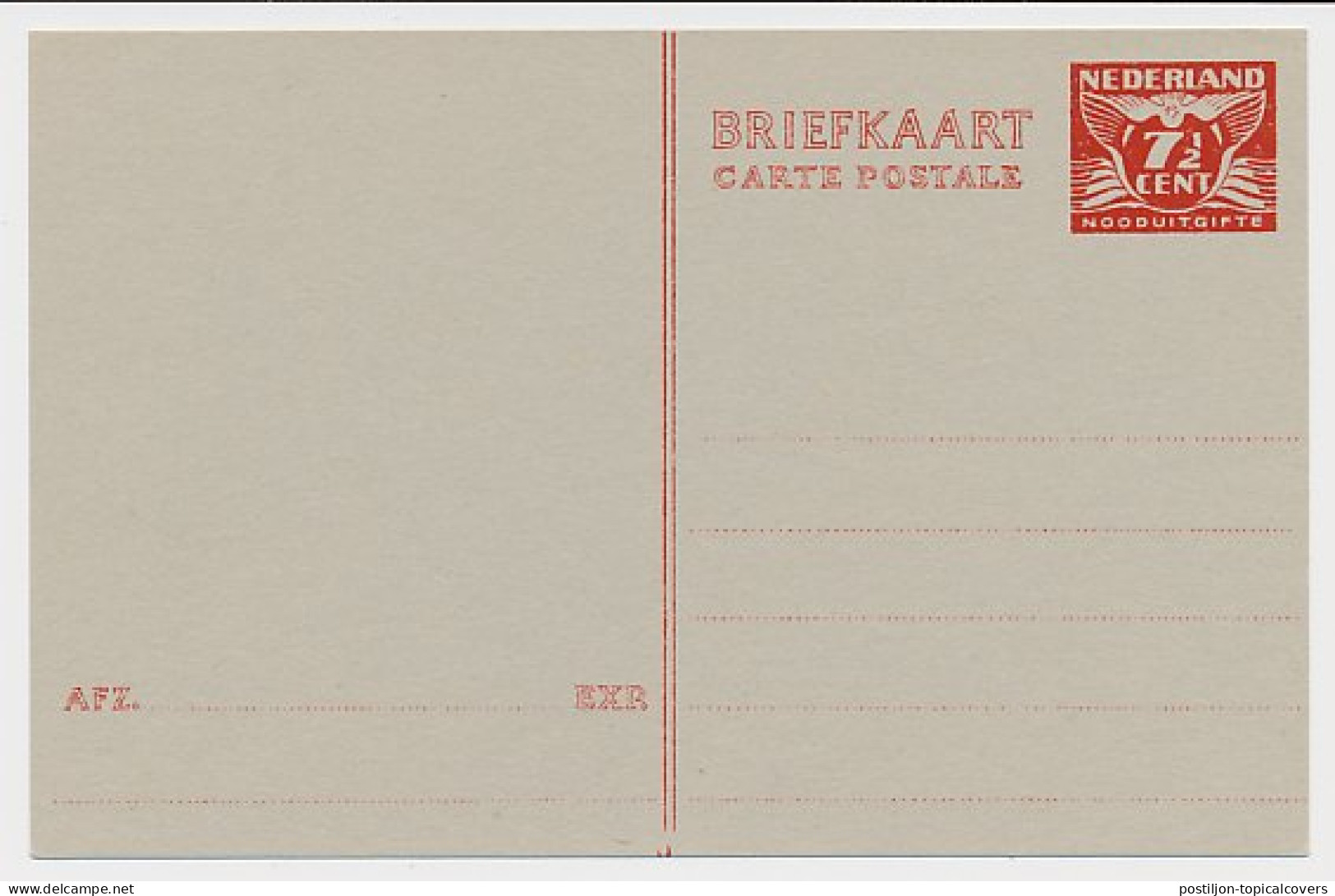 Briefkaart G. 278 A  - Postal Stationery