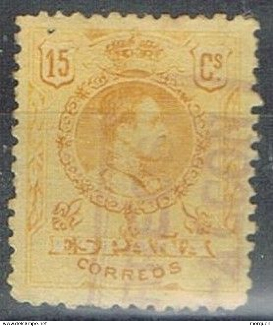 Sello 15 Cts Alfonso XIII, CARTERIA Especial POZO ALCON (Jaen) , Edifil Num  271º - Gebraucht