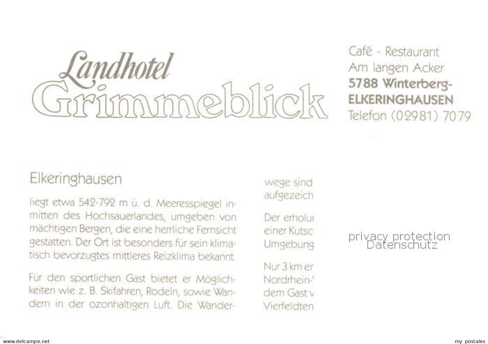 73789904 Elkeringhausen Winterberg Landhotel Grimmeblick Gastraeume Kaminzimmer  - Winterberg