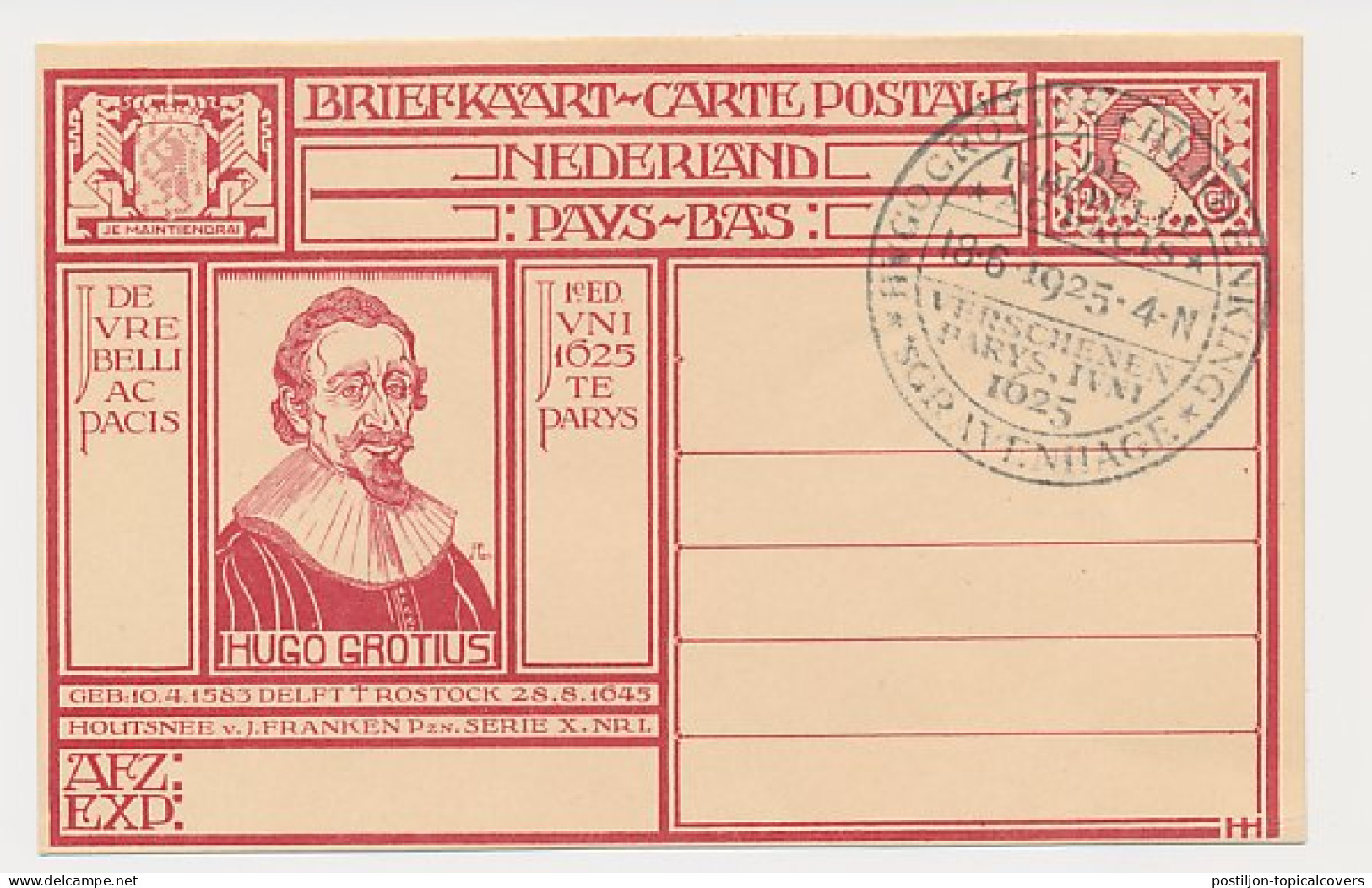 Briefkaart G. 207 - Tentoonstellingsstempel - Postal Stationery