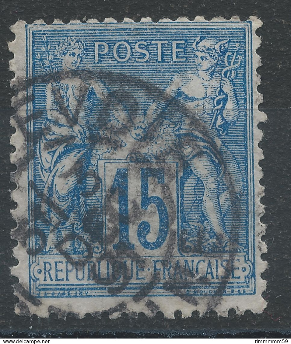 Lot N°82821   N°90, Oblitéré Cachet à Date De COURBEVOIE "SEINE" - 1876-1898 Sage (Type II)