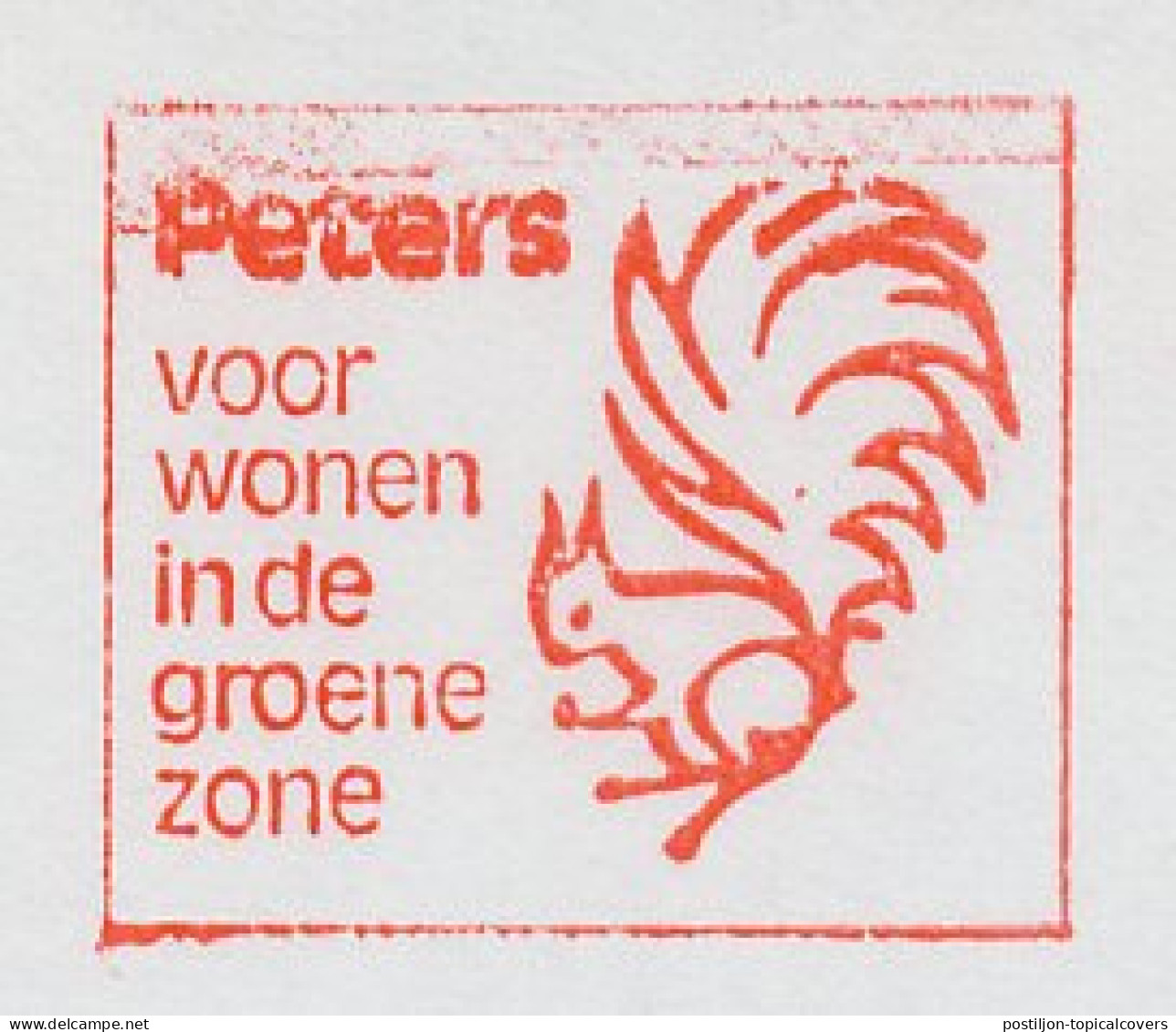 Meter Cut Netherlands 1989 Squirrel - Other & Unclassified