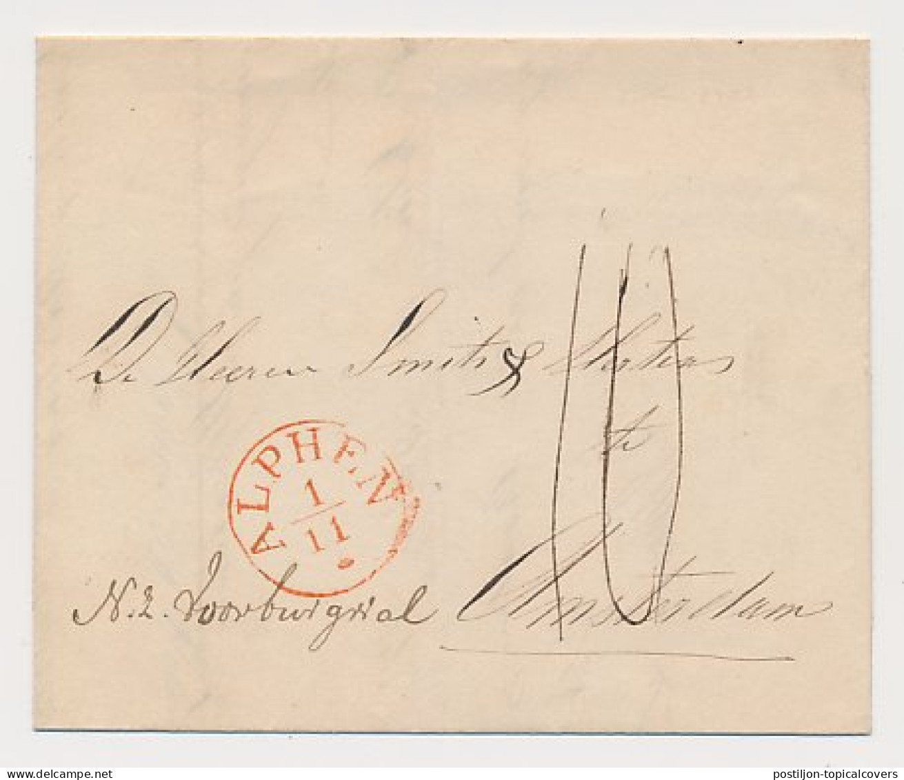 Alphen - Amsterdam 1853 - ...-1852 Prephilately