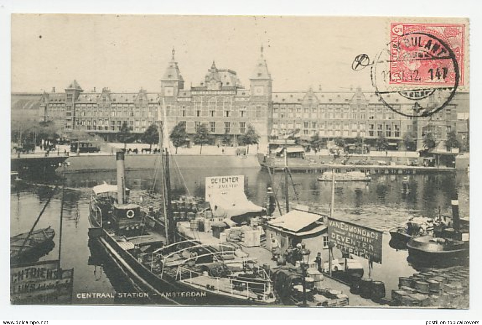 Em. Bontkraag - Amsterdam - Zwitserland 1912 - Nastempeling - Non Classificati