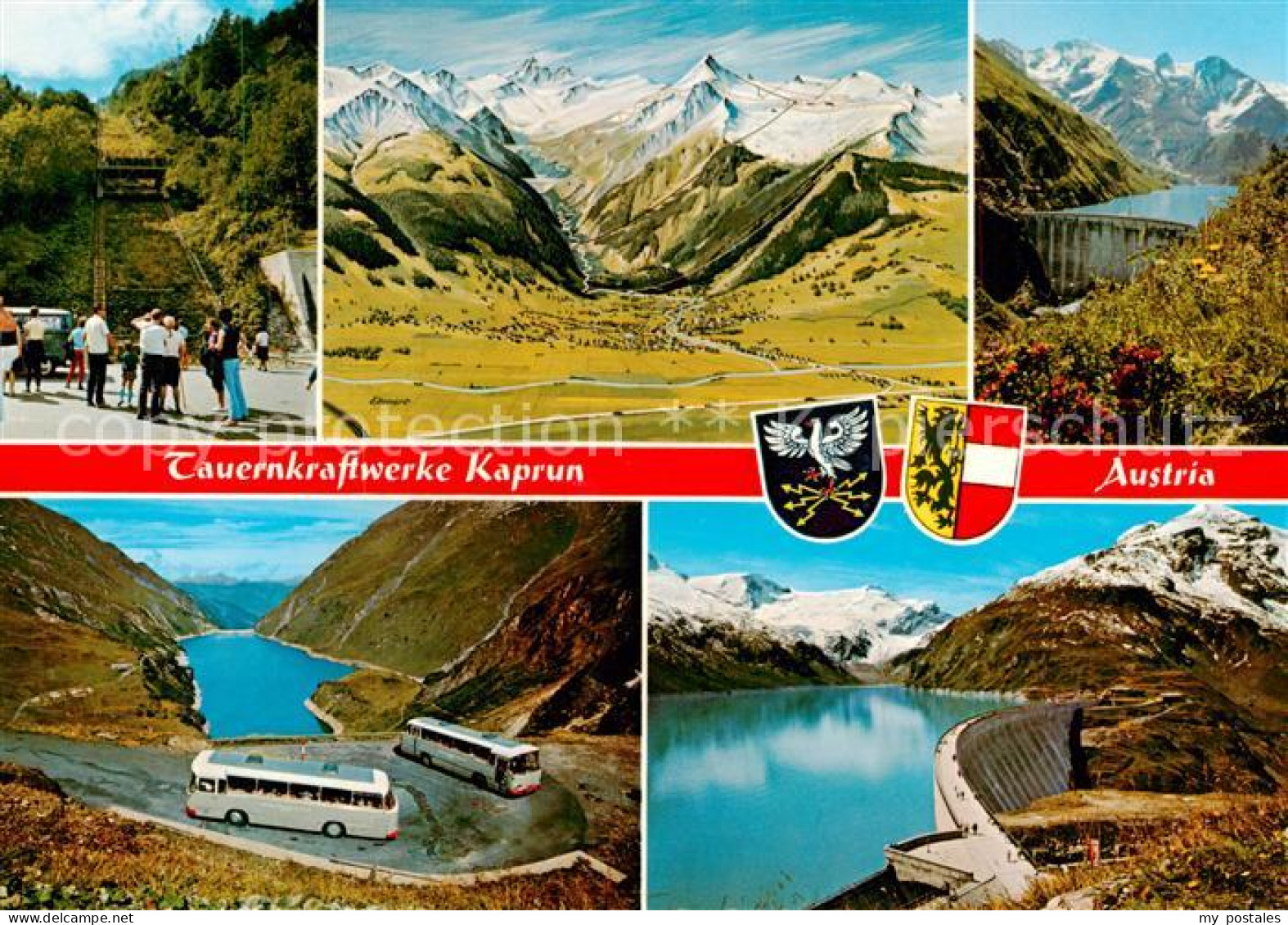 73789879 Kaprun Tauernkraftwerke Panorama Staudamm Stausee Kaprun - Altri & Non Classificati