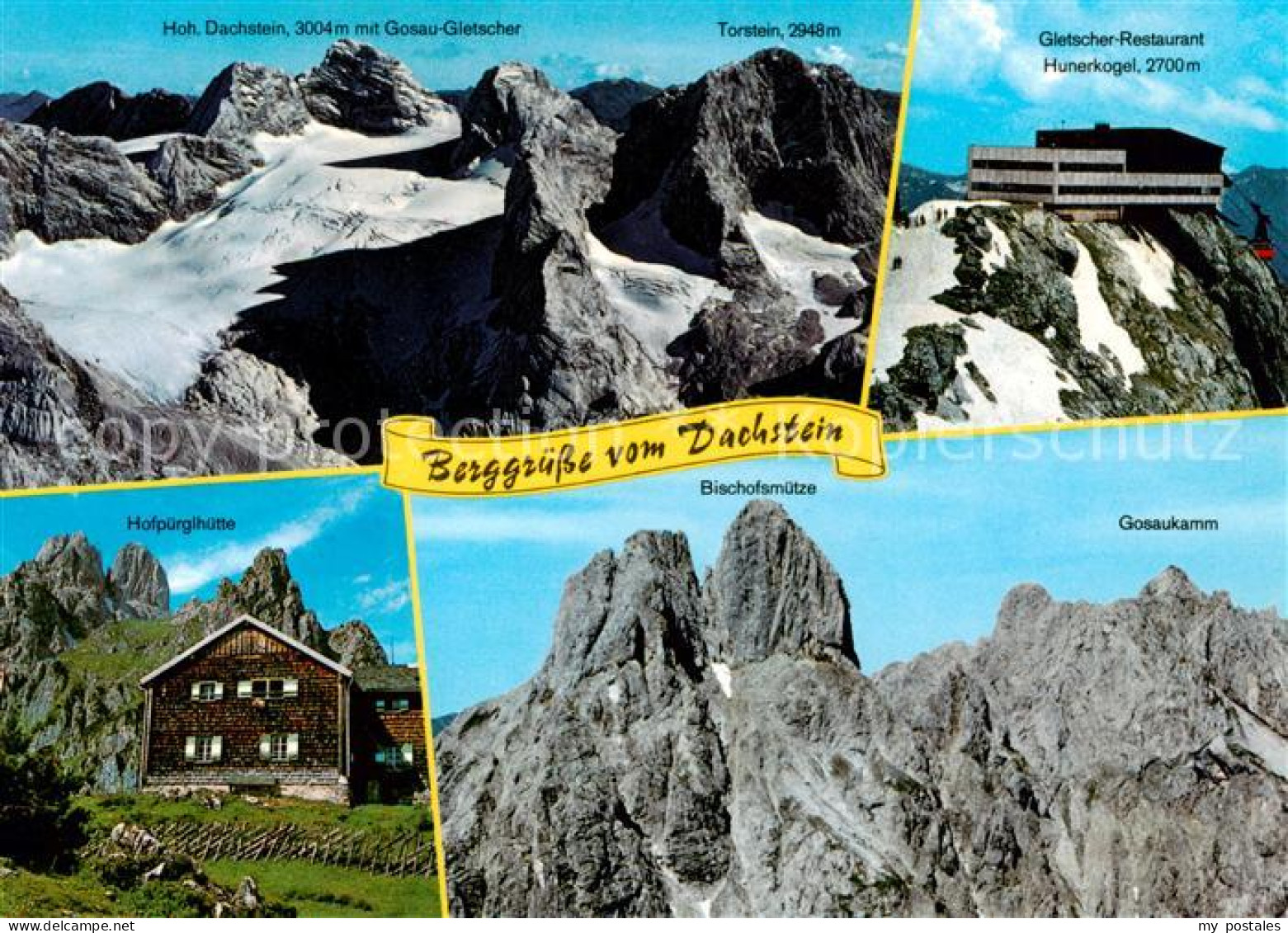 73789874 Dachstein  Gebirge AT Gossau Gletscher Torstein Gletscher Restaurant Ho - Andere & Zonder Classificatie