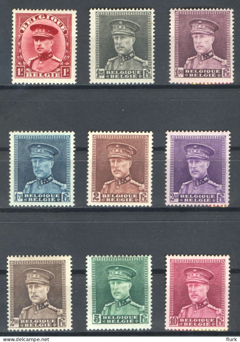 België Nr 317-324 X Cote €110 Perfect - 1931-1934 Mütze (Képi)