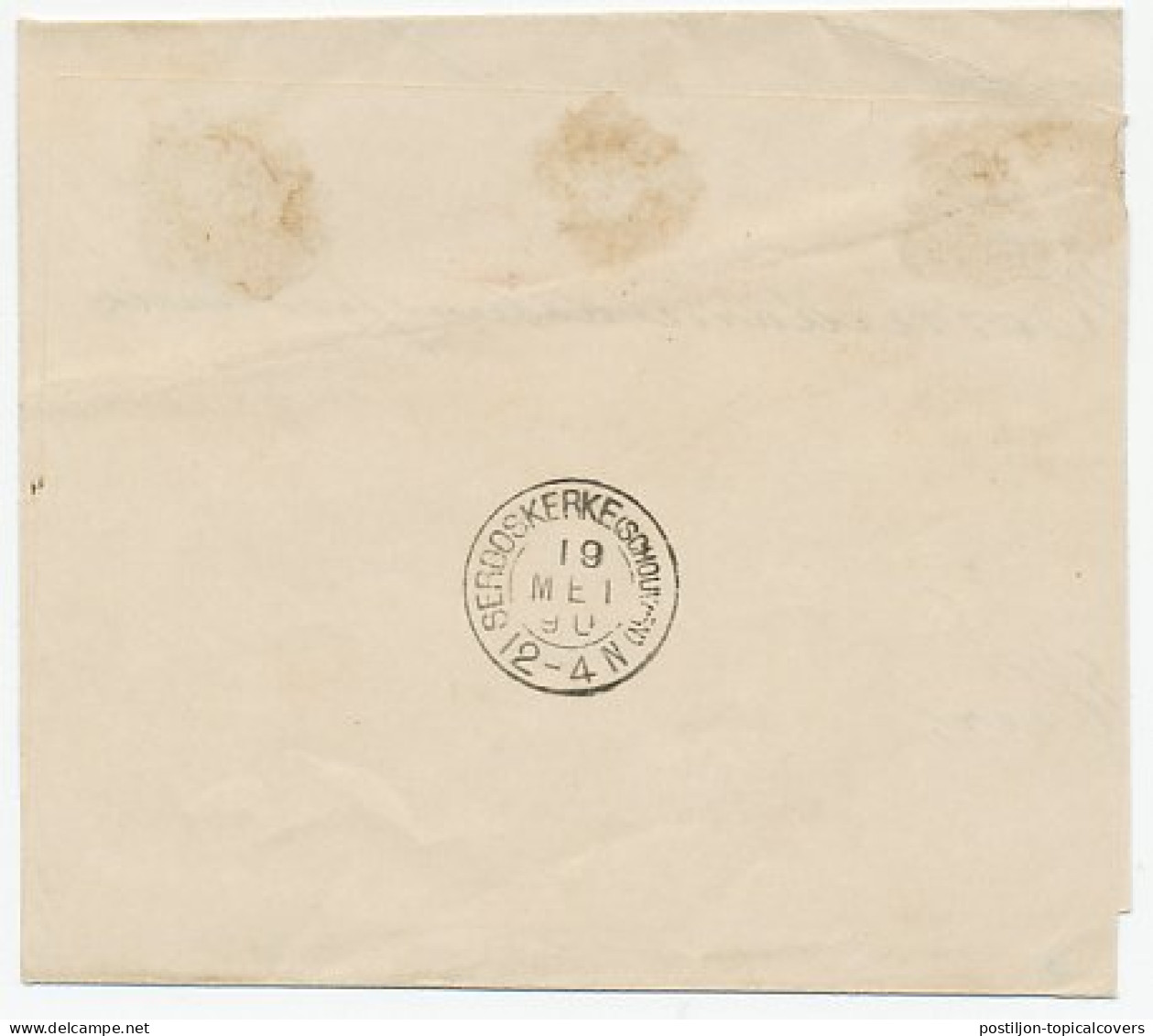 Naamstempel Noordwelle 1890 - Lettres & Documents