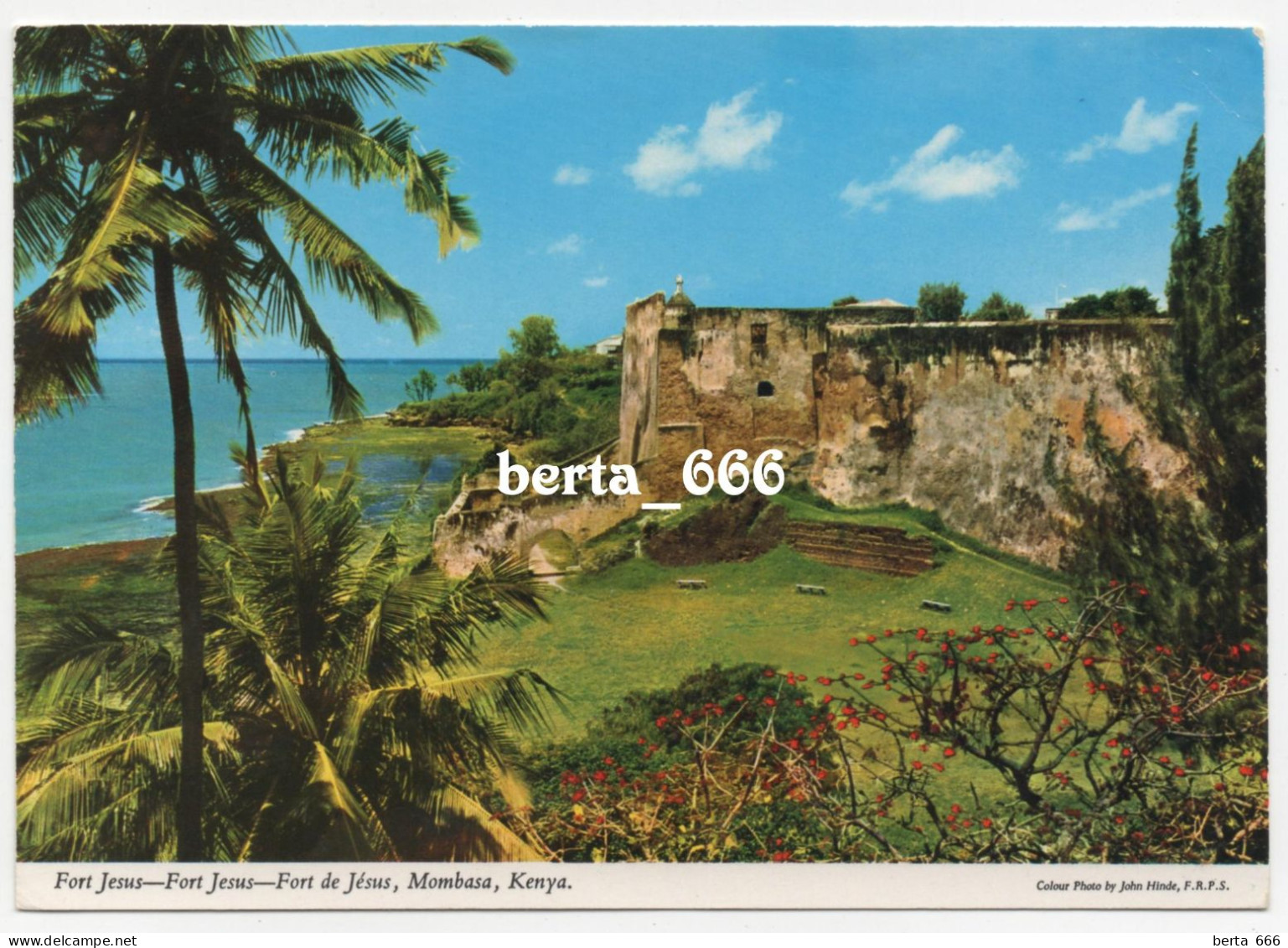 Kenya Mombasa Fort Jesus * John Hinde Unused Postcard - Kenia