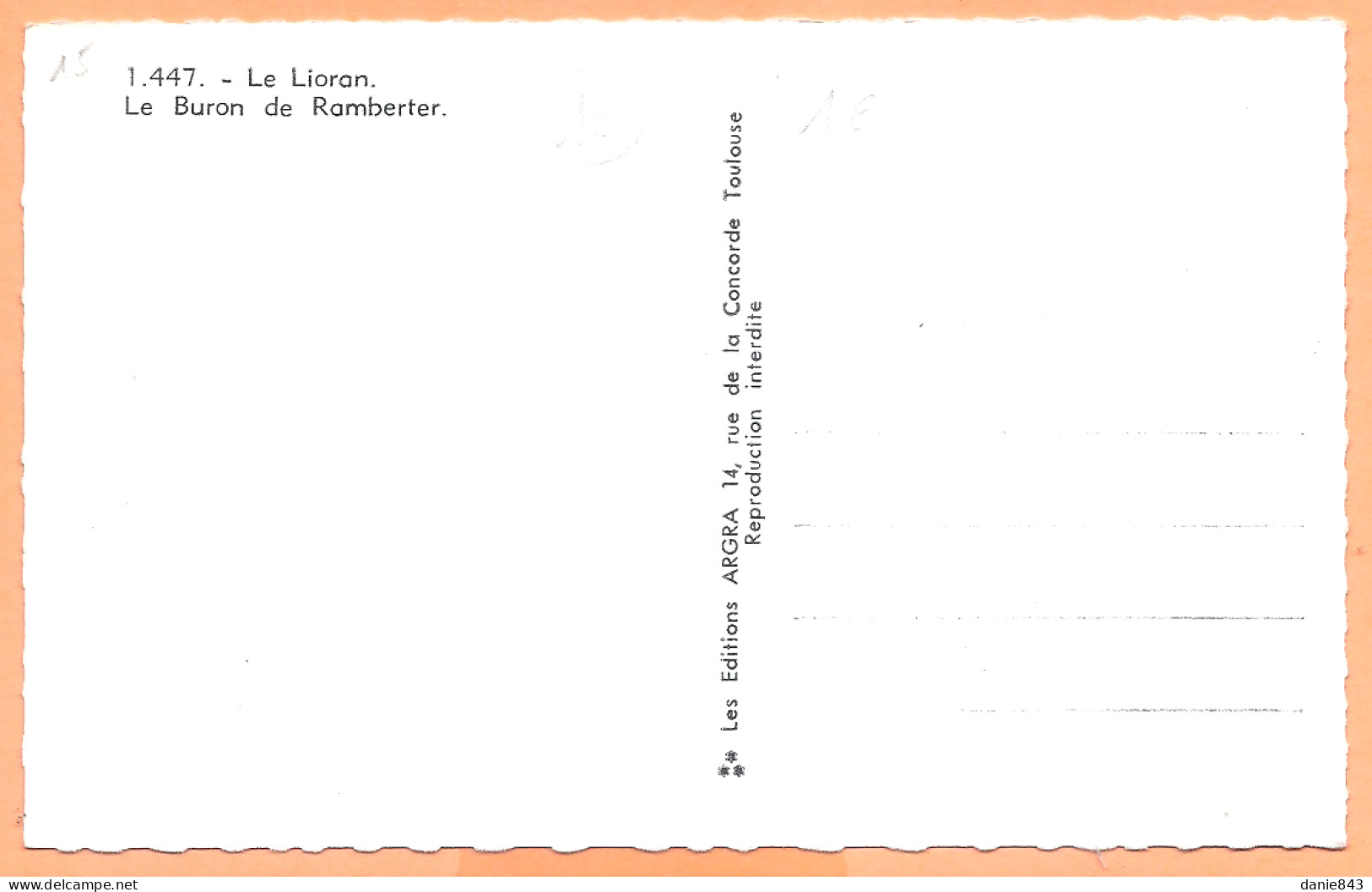 CPSM Format CPA - CANTAL - LE LIORAN - BURON DE RAMBERTER - Otros & Sin Clasificación