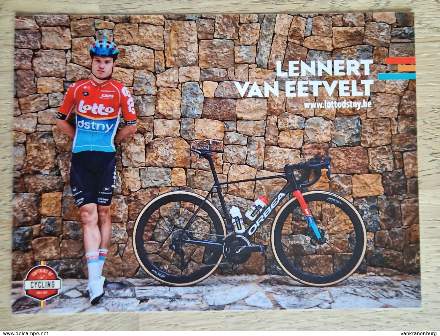 Card Lennert Van Eetvelt - Team Lotto Dstny - 2024 - Belgium - Cycling - Cyclisme - Ciclismo - Wielrennen - Wielrennen