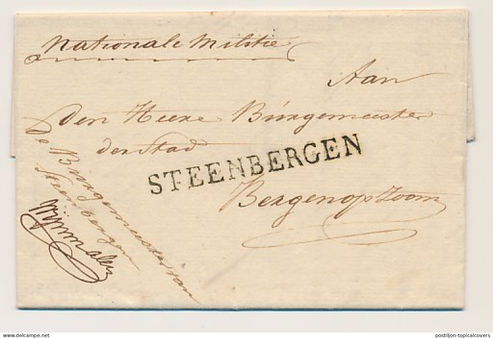 STEENBERGEN - Bergen Op Zoom 1818 - ...-1852 Vorläufer