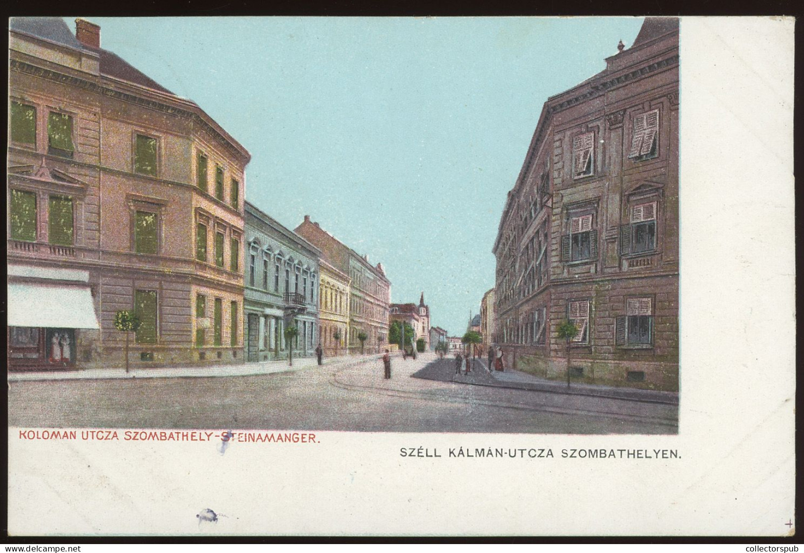 SZOMBATHELY 1901. Vintage Postcard - Hongarije