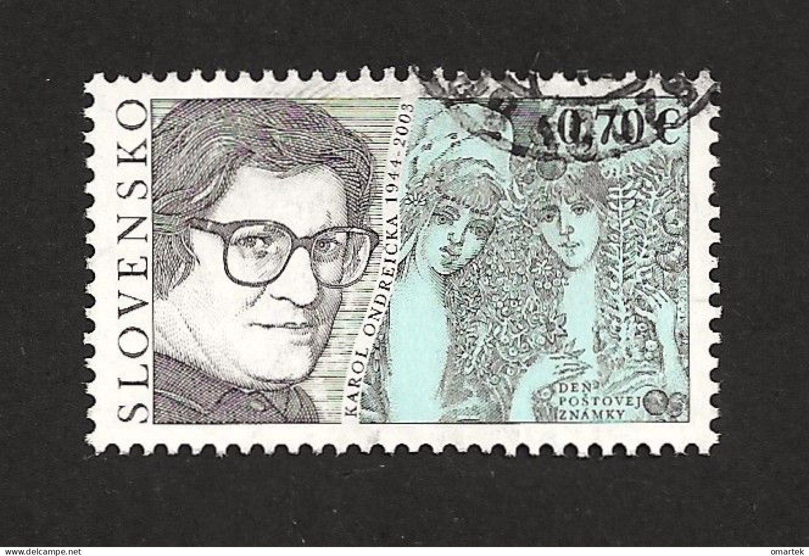 Slovakia Slowakei 2010 ⊙ Mi 651 Sc 602 Yv 568 Karol Ondreička (1944 – 2003). - Gebraucht