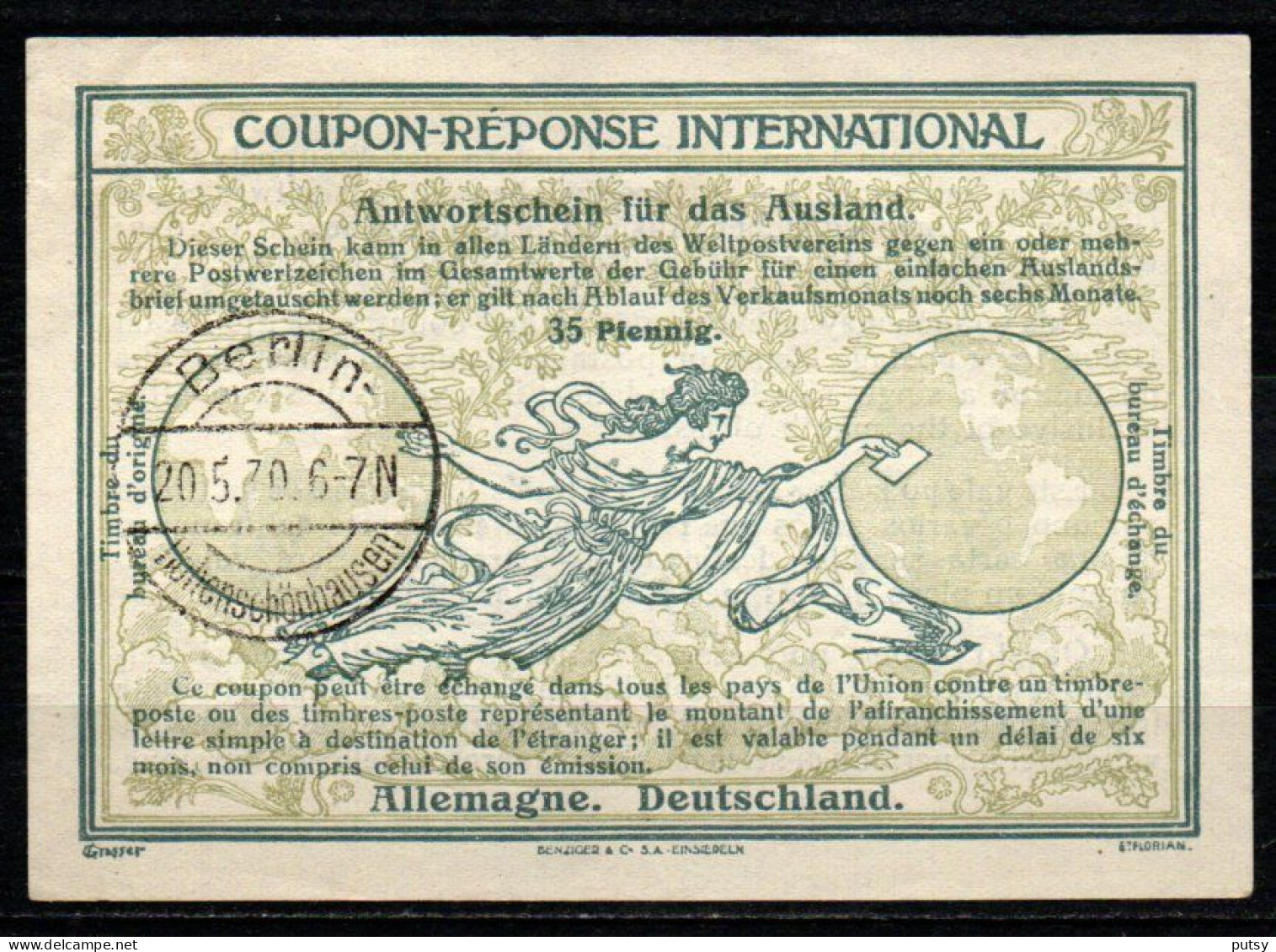 Coupon-réponse International - Berlin 20 5 1930. - Altri & Non Classificati