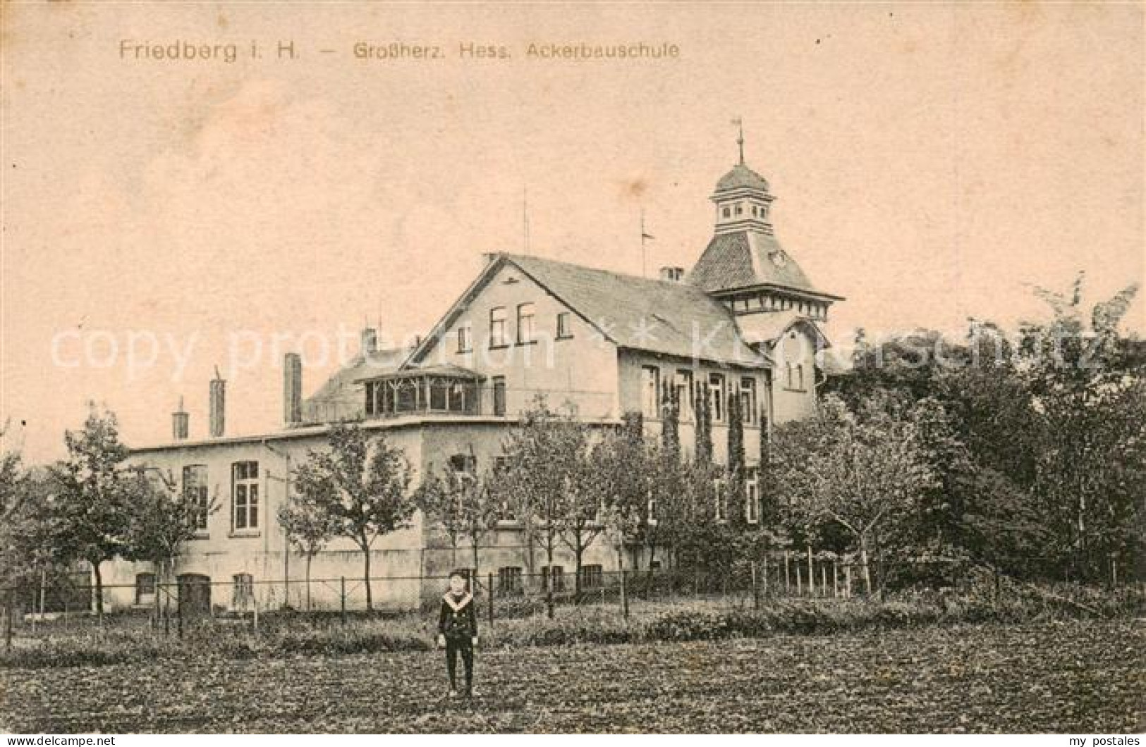 73789732 Friedberg  Hessen Grossherz. Hess. Ackerbauschule Aussenansicht  - Friedberg