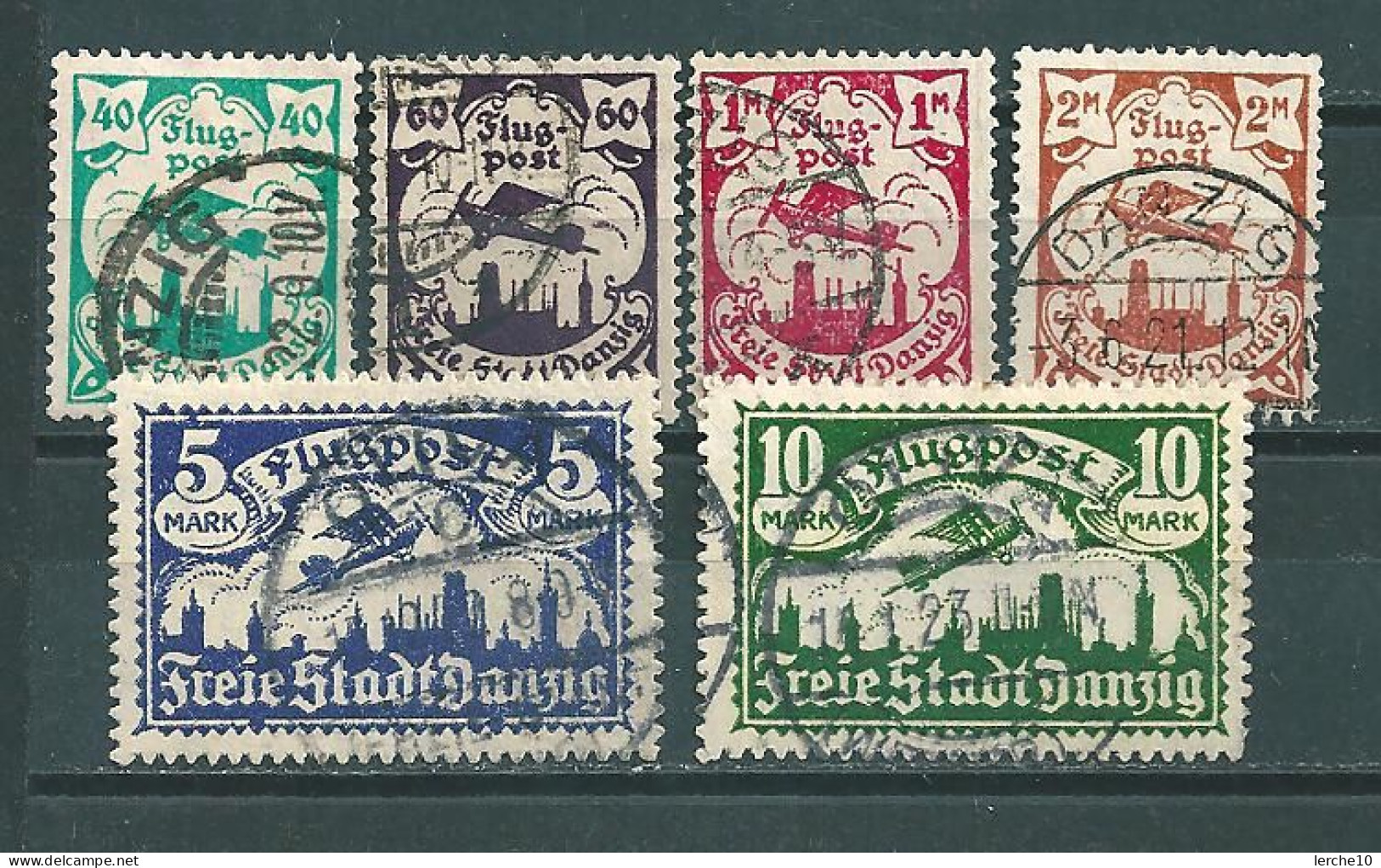 MiNr. 66-71   (0381) - Afgestempeld