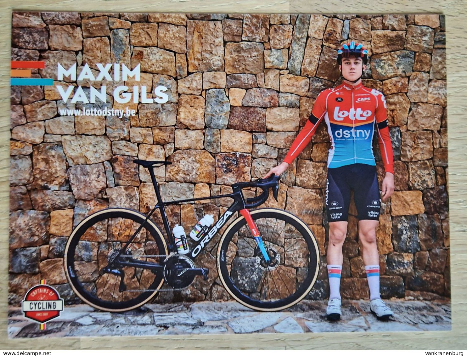 Card Maxim Van Gils - Team Lotto Dstny - 2024 - Belgium - Cycling - Cyclisme - Ciclismo - Wielrennen - Cyclisme