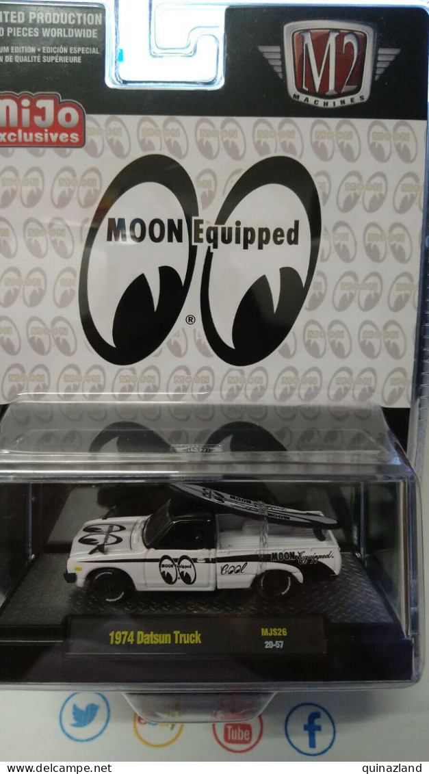 M2 Machines Moon Eyes Equipped 1974 Datsun Truck Mooneyes (NG130) - Andere & Zonder Classificatie