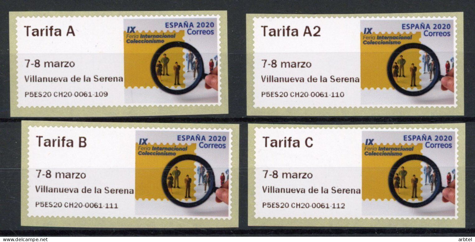 ESPAÑA SPAIN ATM VILLANUEVA DE LA SERENA FERIA COLECCIONISMO P5ES20 - Unused Stamps