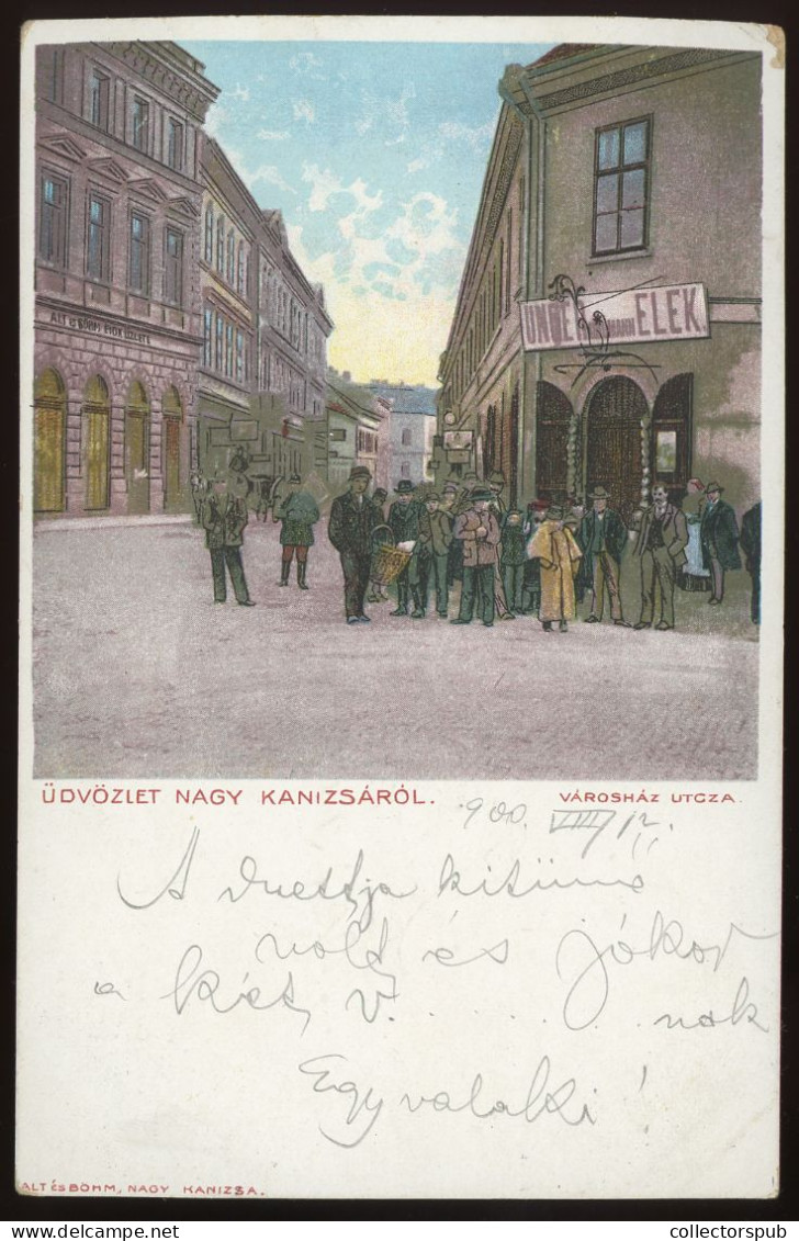 NAGYKANIZSA 1900. Vintage Postcard - Hungary