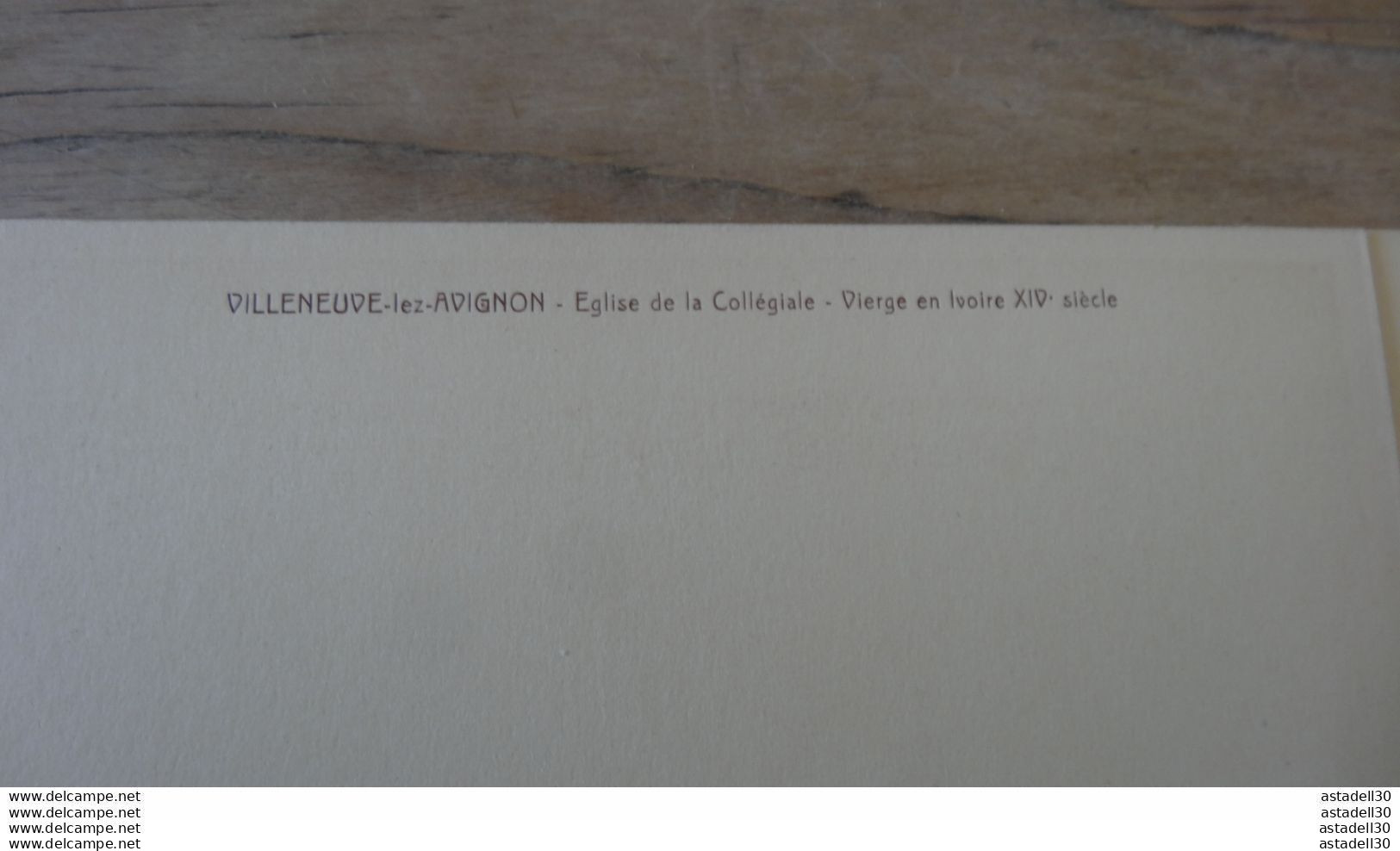 VILLENEUVE LES AVIGNON : 2 Cartes Geantes, Eglise De La Collegiale, Vierges  ................ M.....TIR1-POS25 - Villeneuve-lès-Avignon