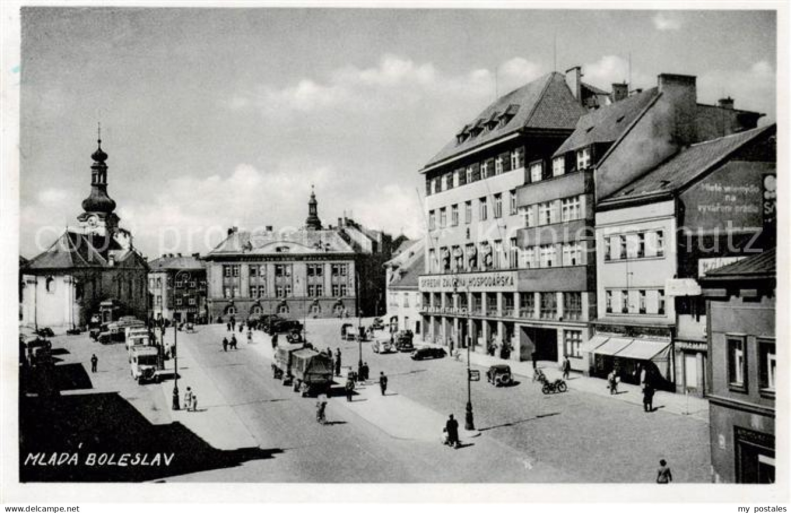 73789679 Mlada Boleslav Jungbunzlau CZ Marktplatz  - Tschechische Republik