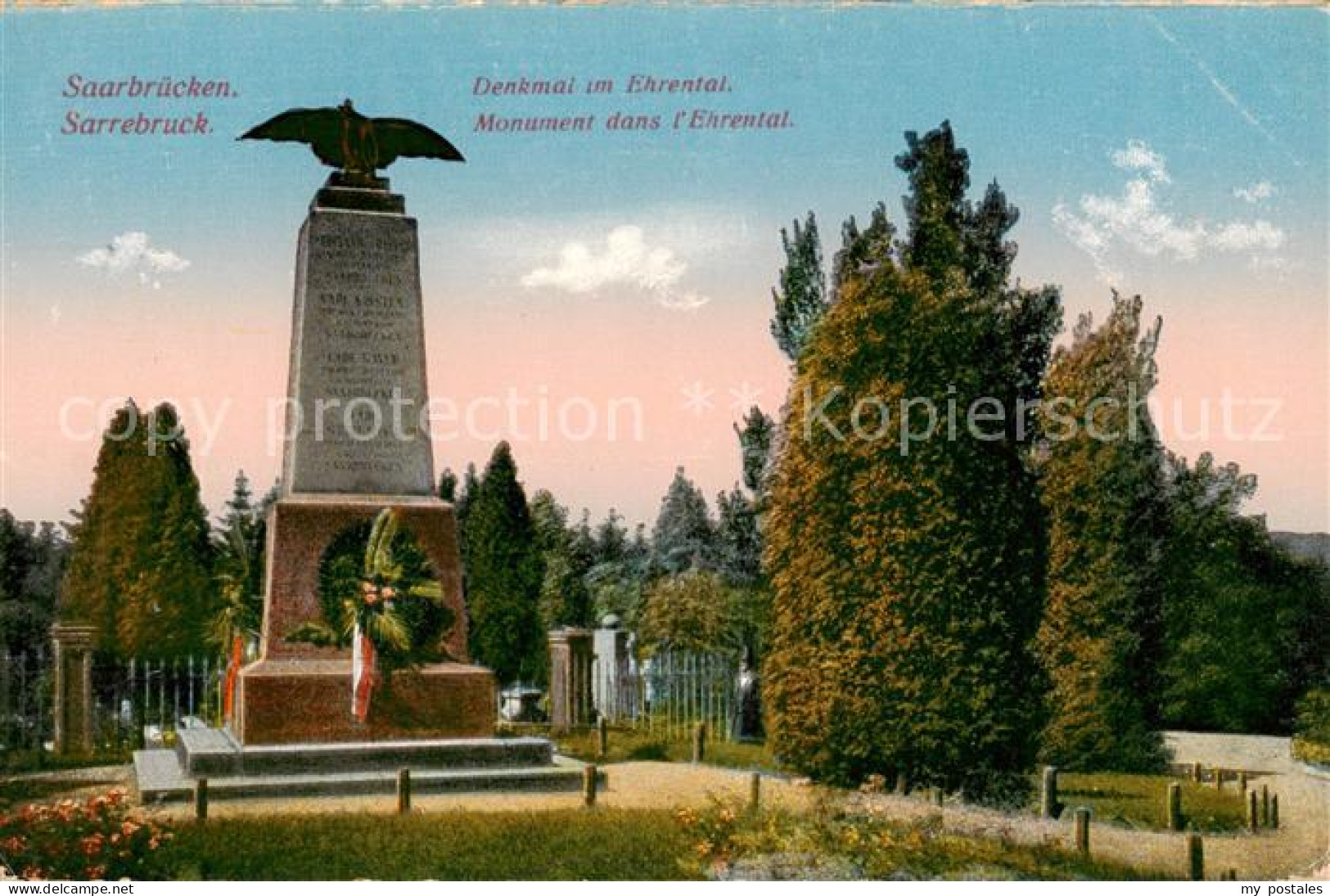 73789656 Saarbruecken Denkmal Im Ehrental Saarbruecken - Saarbrücken