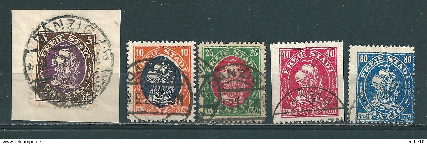 MiNr. 53-57  (0381) - Gebraucht