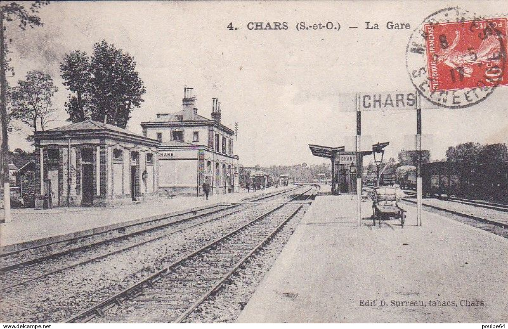 La Gare : Vue Intérieure - Chars