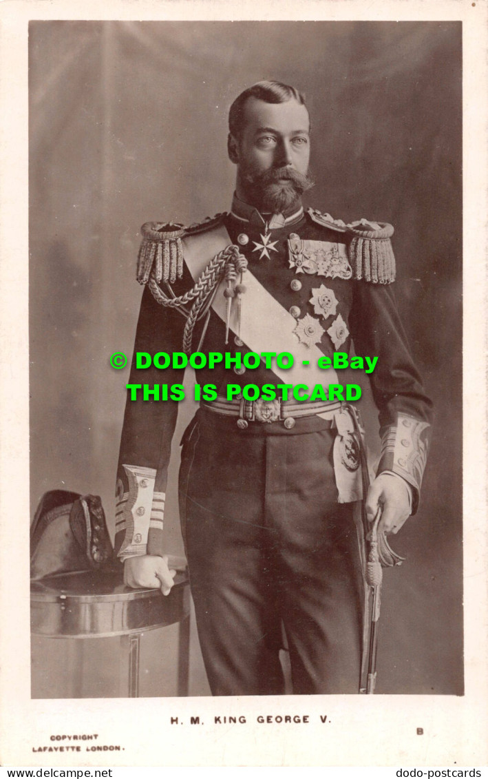 R529691 H. M. King George V. London Photo Printing. Lafayette - Altri & Non Classificati