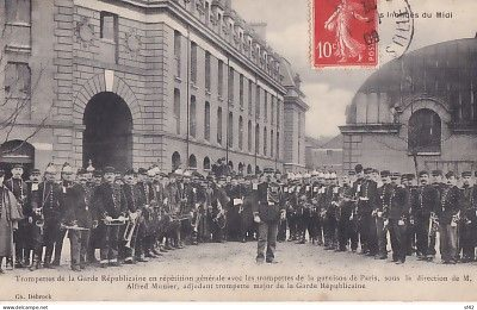 PARIS   LES INONDES DU MIDI                              Trompettes De La Garde Républicaines En Répetition Générale.... - Distretto: 04