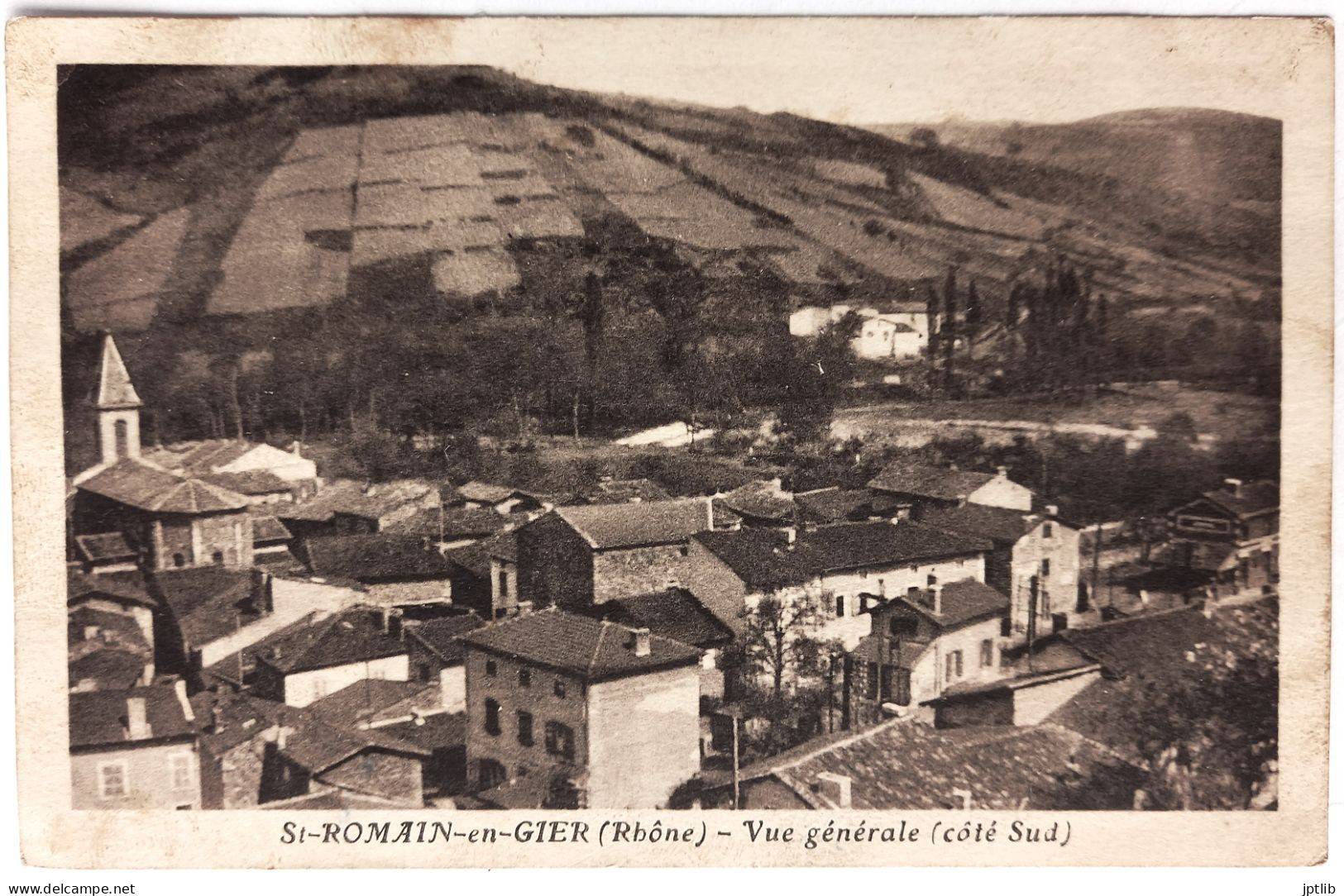 CPA Carte Postale / 69 Rhône, St Ou Saint-Romain-en-Gier / X. Goutagny, édit. / Vue Générale (côté Sud). - Andere & Zonder Classificatie