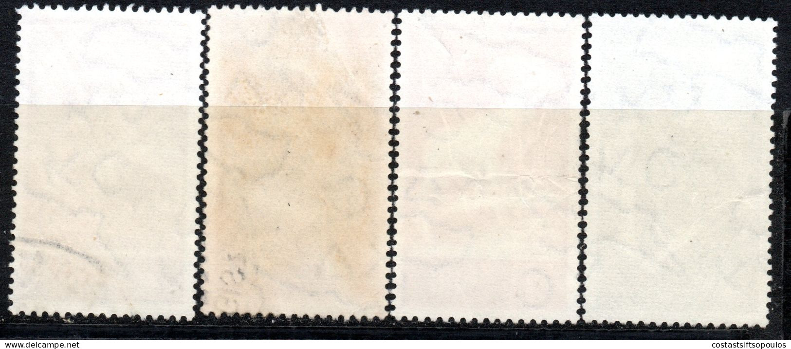 2957. CYPRUS 1962 DEFINITIVE HIGH VALUES SG.220-223 KRI-KRI - Usados