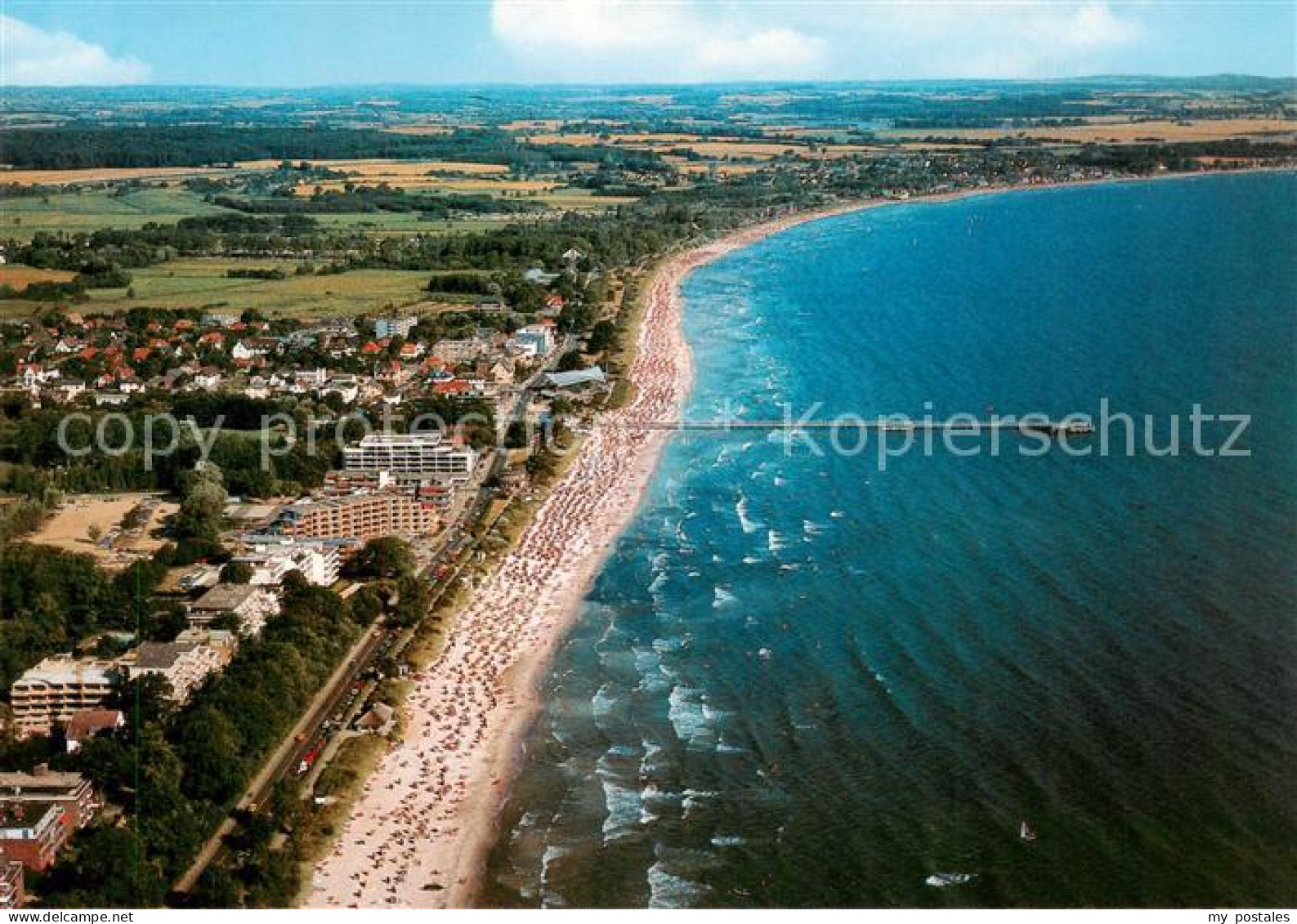 73789566 Scharbeutz Ostseebad Fliegeraufnahme Scharbeutz Ostseebad - Scharbeutz