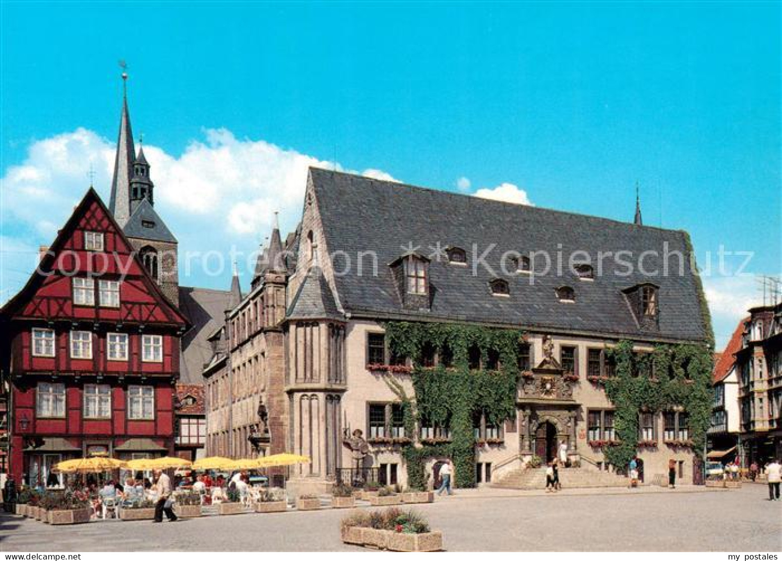 73789556 Quedlinburg Marktplatz Am Rathaus Quedlinburg - Autres & Non Classés