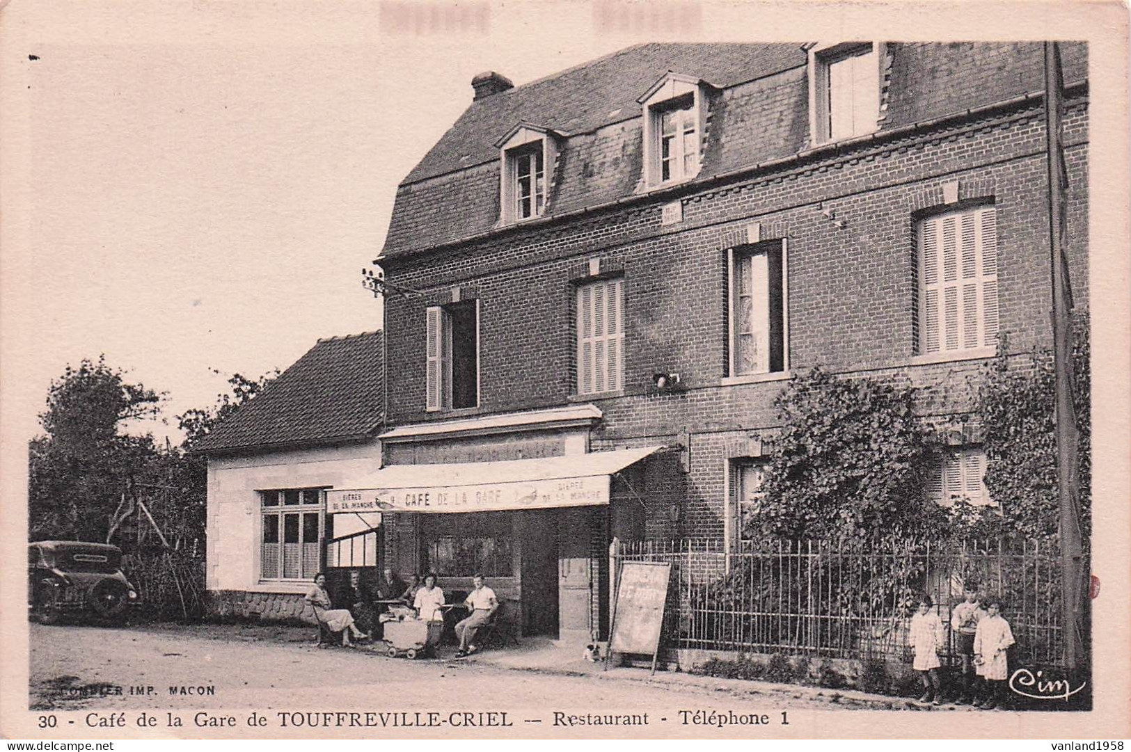 CRIEL-PLAGE-café De La Gare De Touffreville-Criel Restaurant - Criel Sur Mer