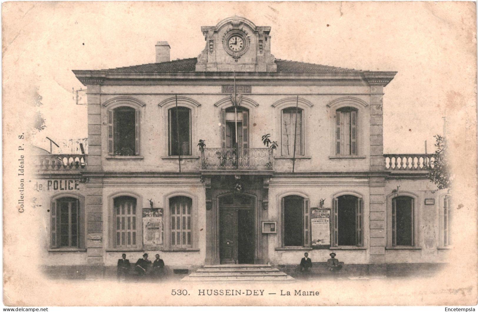 CPA Carte Postale Algérie Hussein Dey La Mairie 1906  VM80121ok - Algerien