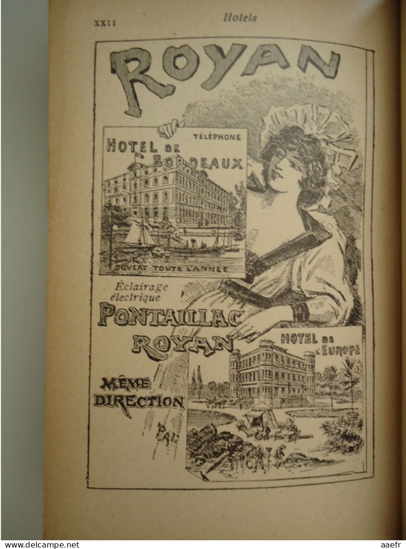 Royan et ses environs - Guide du touriste + 2 plans - 1902 Victor Billaut