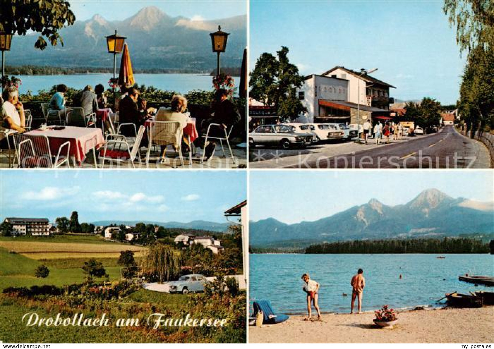 73789487 Drobollach Faaker See Kaernten AT Karnerhof Terrasse Mit Mittagskogel U - Autres & Non Classés