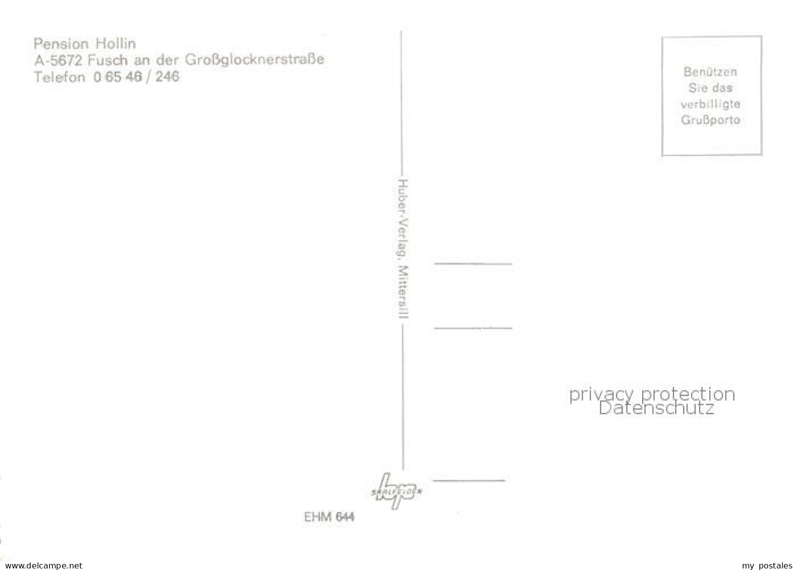 73789484 Fusch Grossglocknerstrasse AT Pension Hollin  - Andere & Zonder Classificatie