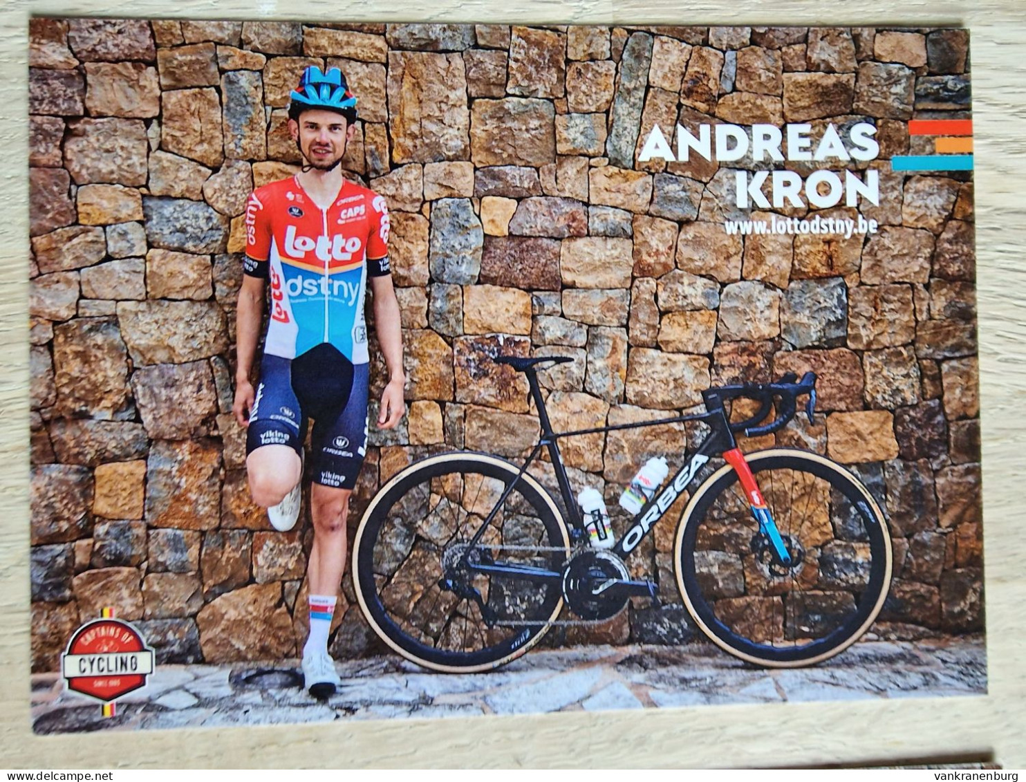 Card Andreas Kron - Team Lotto Dstny - 2024 - Belgium - Cycling - Cyclisme - Ciclismo - Wielrennen - Wielrennen