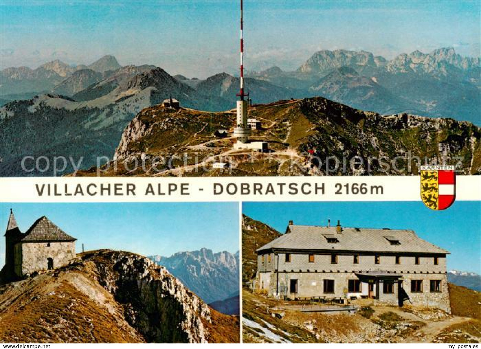 73789459 Villacher-Alpe-Dobratsch 2166m Kaernten AT Sendeturm Des Oesterr Rundfu - Sonstige & Ohne Zuordnung