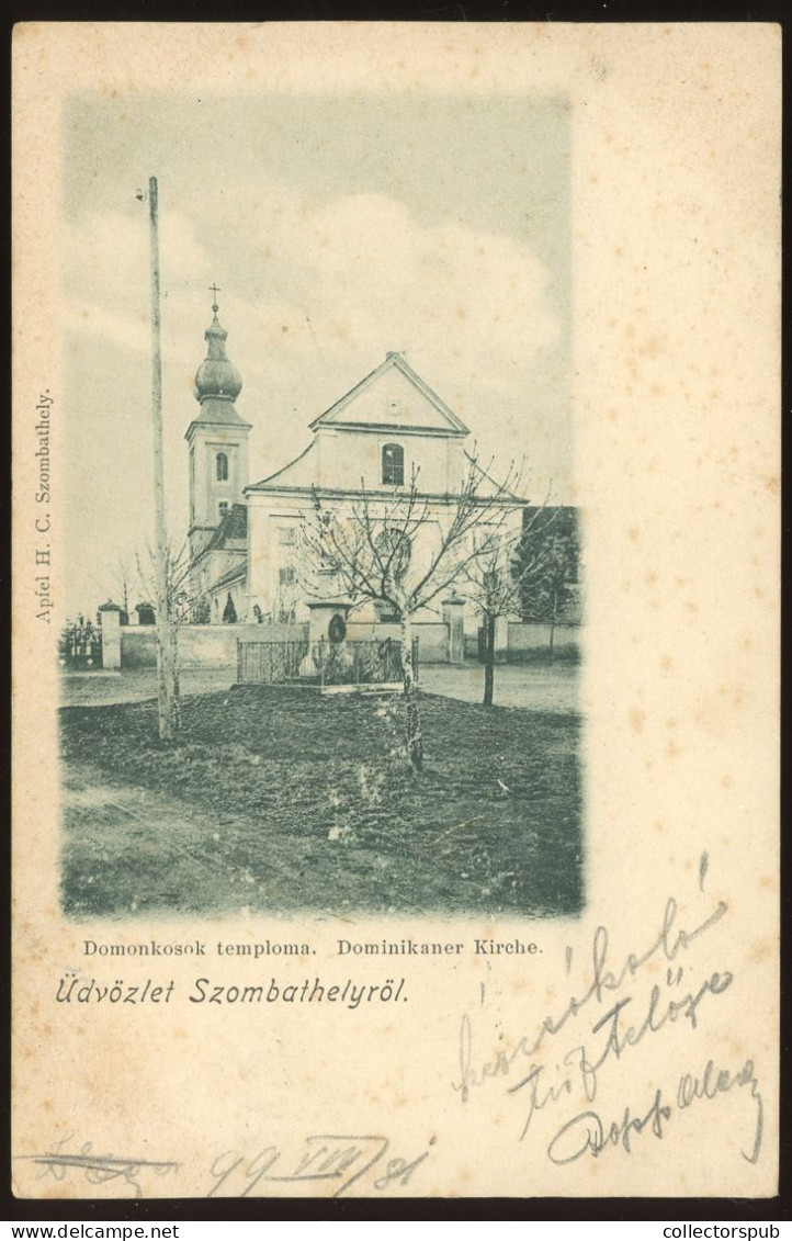 SZOMBATHELY 1899. Vintage Postcard - Hungary