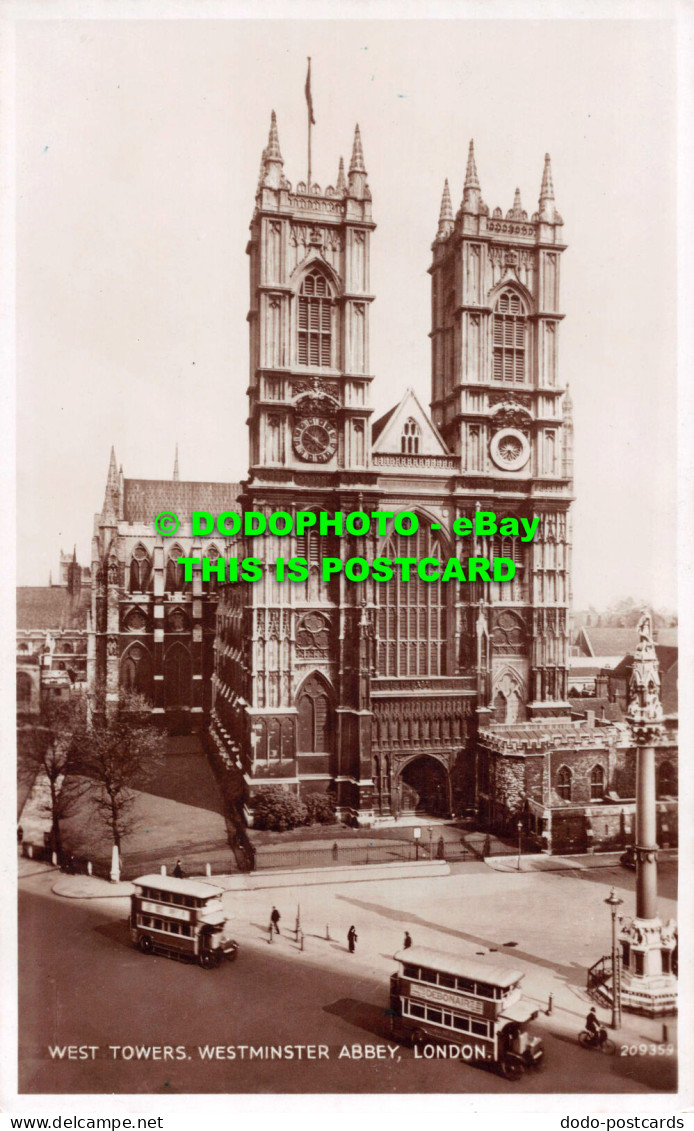 R529846 London. Westminster Abbey. Valentine. RP - Autres & Non Classés