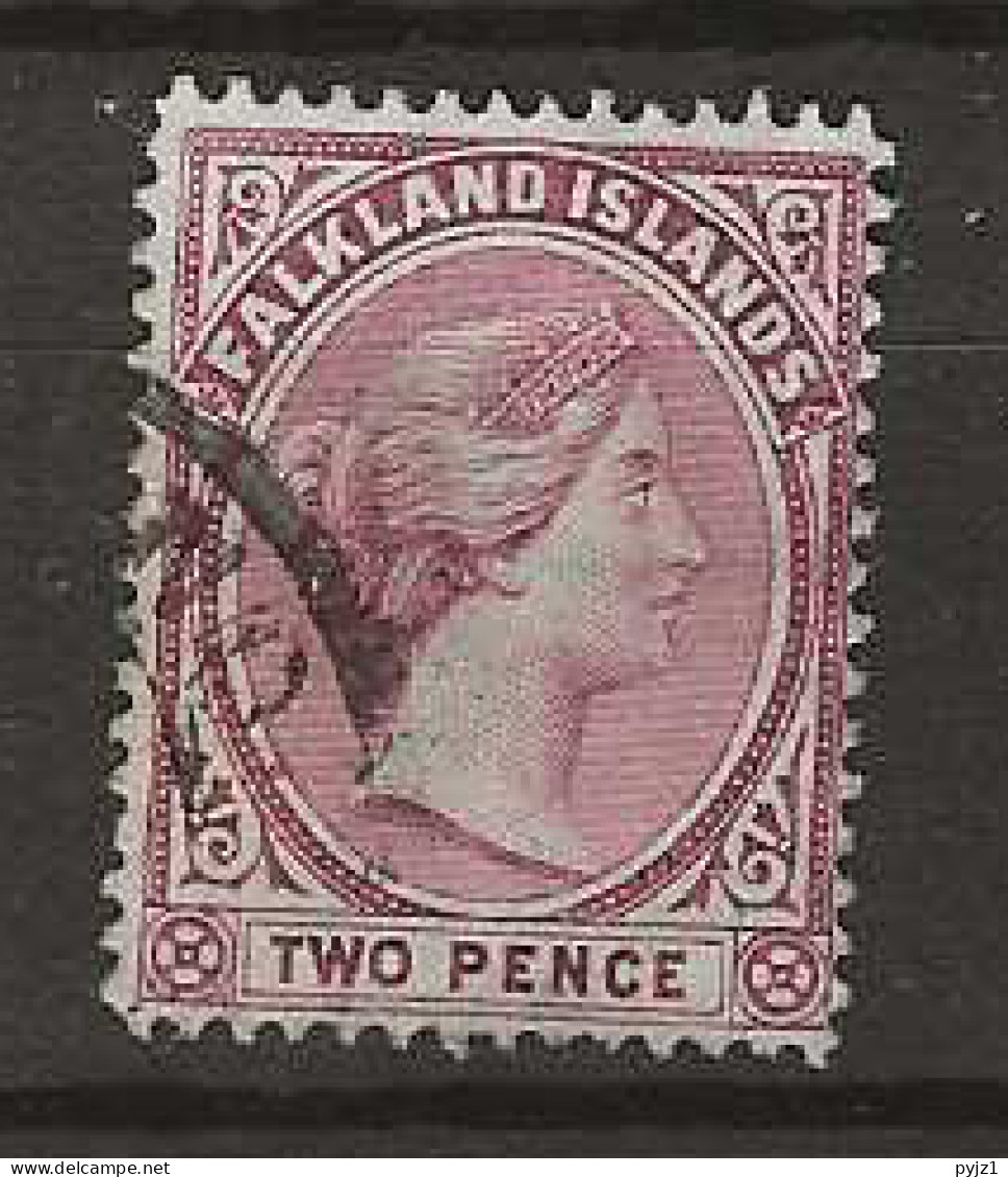 1891 USED Falkland Islands Mi 10 - Falklandeilanden