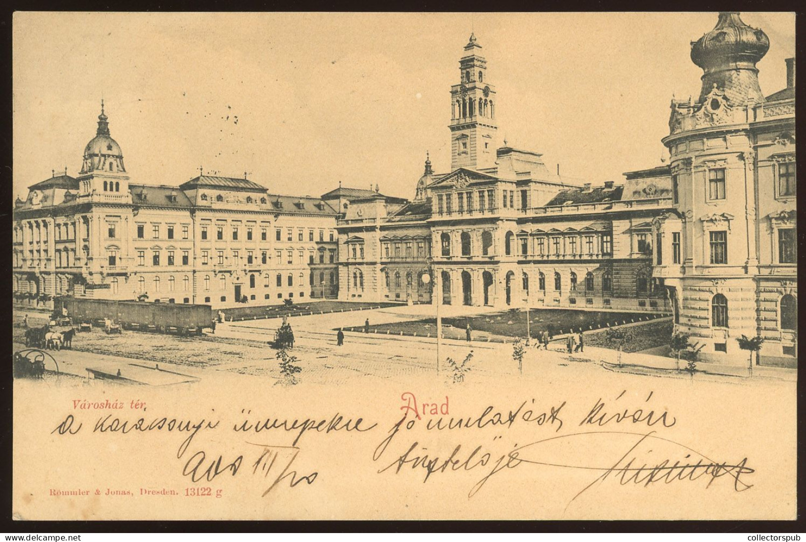 ARAD 1900. Vintage Postcard - Hungary