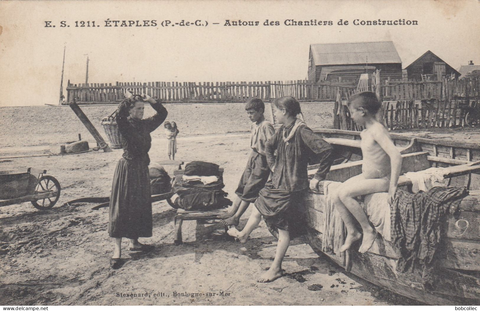 ETAPLES (Pas-de-Calais): Autour Des Chantiers De Construction - Animation - Etaples