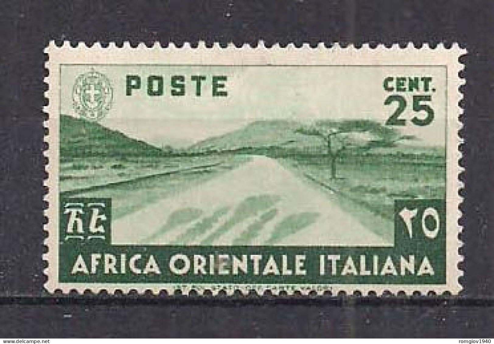 COLONIA ITALIANA  A.O.I. 1938 SOGGETTI VARI SASS. 7  MNH XF - Africa Oriental Italiana