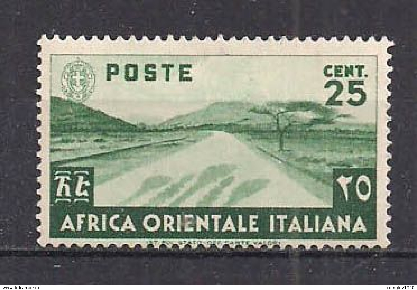 COLONIA ITALIANA  A.O.I. 1938 SOGGETTI VARI SASS. 7  MNH XF - Afrique Orientale Italienne